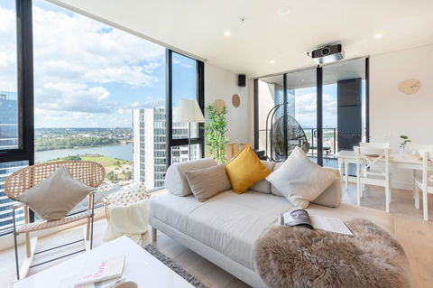 Japanese Style Waterfront Apt Wt Rooftop Pool - Hotels Melbourne 23