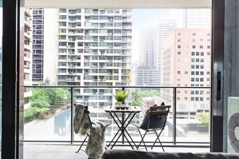 A Cozy 2BR Apt Opposite Southern Cross Station - Hotels Melbourne 1
