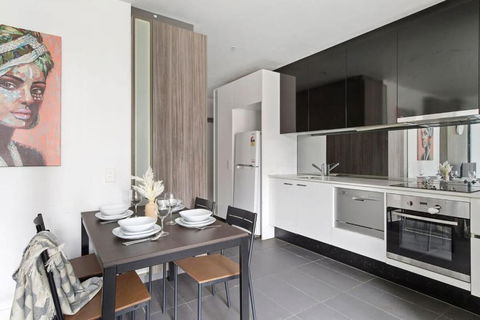 A Cozy 2BR Apt Opposite Southern Cross Station - Hotels Melbourne 4
