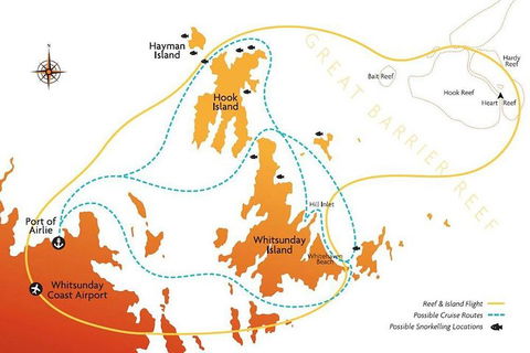 Reef And Island Scenic Flight From Airlie Beach - Hotels Melbourne 0